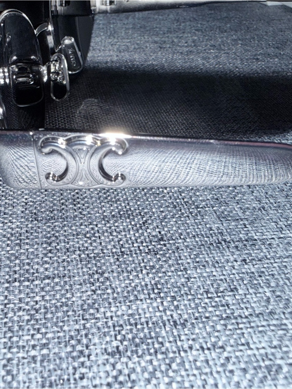 Celine TRIOMPHE METAL 01 SUNGLASSES IN METAL *Like New* - Picture 4 of 8